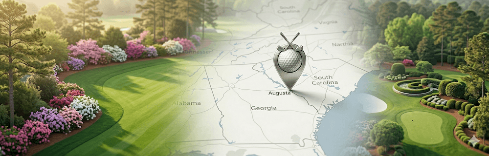 Mastersin tapahtumapaikka pinpointattuna